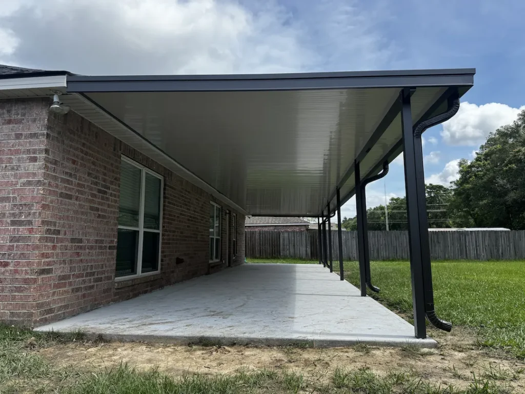 non insulated patio cover